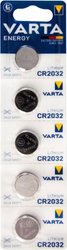 Элементы питания Varta Lithium CR2032 3V 6032229405 (5шт)