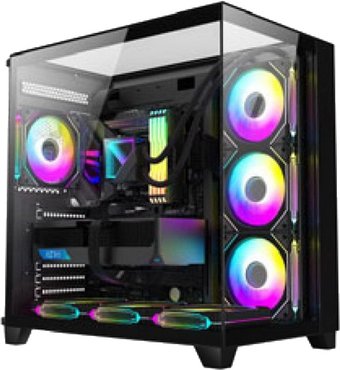 Корпус ALSEYE Vision Ultra 4 fans (черный)