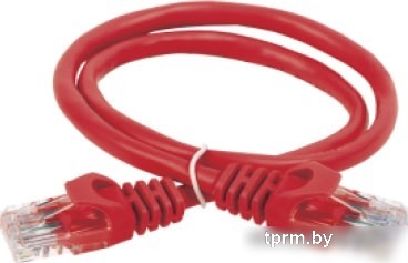 Кабель ITK RJ45 - RJ45 PC04-C5EU-3M (3 м, красный) 