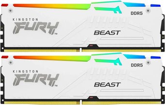 Оперативная память Kingston FURY Beast RGB 2x16ГБ DDR5 5200 МГц KF552C36BWEAK2-32