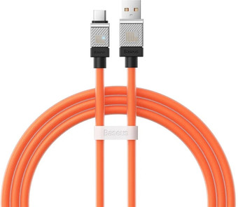 Кабель Baseus CoolPlay Series USB Type-A - USB Type-C (1 м, оранжевый)