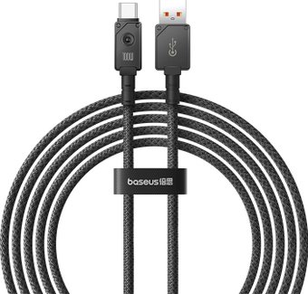 Кабель Baseus Unbreakable Series Fast Charging Data Cable 100W USB Type-A - USB Type-C (2 м, черный)