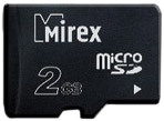 Карта памяти Mirex microSD (Class 4) 2GB (13612-MCROSD02)