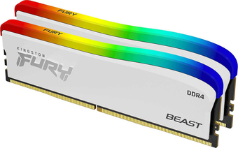 Оперативная память Kingston FURY Beast RGB SE 2x8ГБ DDR4 3200 МГц KF432C16BWAK2/16