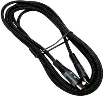 Кабель Cablexpert ССP-USB2.0-240W-1M USB Type-C -USB Type-C (1 м, черный)