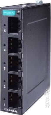 Промышленный неуправляемый коммутатор MOXA EDS-2005-EL-T, Entry-level, 5 портов 10/100 TP, -40 to 75°C EDS-2005-EL-T 