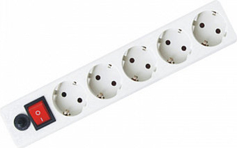Удлинитель General Lighting GPS-5-16-3x1-700-W (7 м, белый)