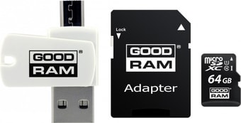 Карта памяти GOODRAM ALL in ONE microSDXC M1A4-0640R12 64GB