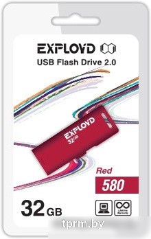 USB Flash Exployd 580 32GB (красный) [EX-32GB-580-Red] 