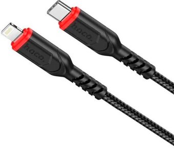 Кабель Hoco X59 USB Type-C - Lightning (3 м, черный)