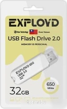 USB Flash Exployd 650 32GB (белый) 
