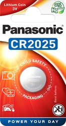 Батарейки Panasonic CR2025 CR-2025EL/1B