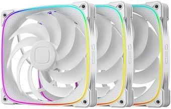 Комплект вентиляторов для корпуса Geometric Future Squama 2503-14 Triple Pack (белый)