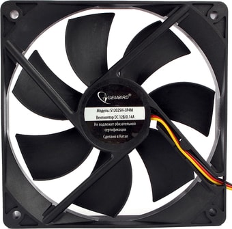 Вентилятор для корпуса Gembird S12025H-3P4M