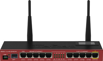 Wi-Fi роутер Mikrotik RouterBOARD 2011UiAS-2HnD-IN
