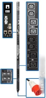 Блок распределения питания Tripp Lite PDU3XEVSR6G32A 