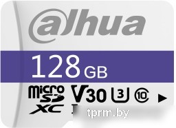Карта памяти Dahua 128GB MicroSD C10/U3/V30 FAT32 DHI-TF-C100/128GB 