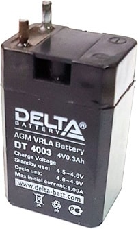 Аккумулятор для ИБП Delta DT 4003 (4В/0.3 А·ч)