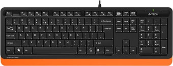 Клавиатура A4Tech Fstyler FK10 (черный/оранжевый)