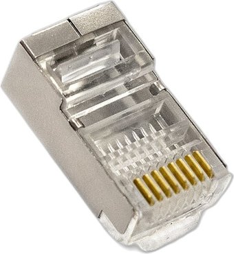 Коннектор ExeGate PL45-C5-8P8C-SH-100 (100 шт.)