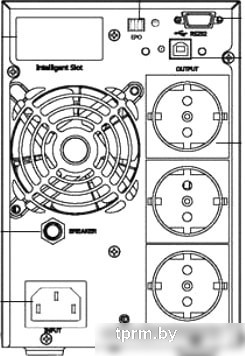 Источник бесперебойного питания Powerman Online 2000 (2000VA) 