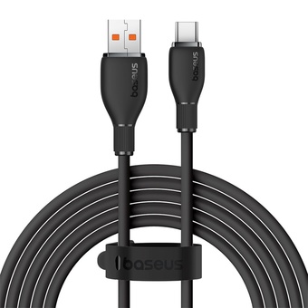 Кабель Baseus Pudding Series USB Type-A - USB Type-C (2 м, черный)