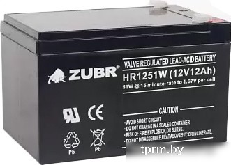 Аккумулятор для ИБП Zubr HR 1251 W (12 В/12 А·ч) 