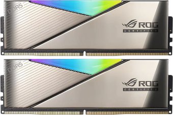 Оперативная память ADATA XPG Lancer RGB ROG 2x16ГБ DDR5 6600 МГц AX5U6600C3216G-DCLARROG