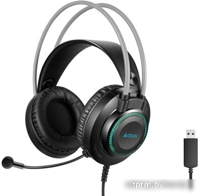 Наушники A4Tech Fstyler FH200U (черный/серый) 