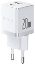 Сетевое зарядное Baseus Palm Fast Charger C+U 20W EU P10111608213-00 (черный)