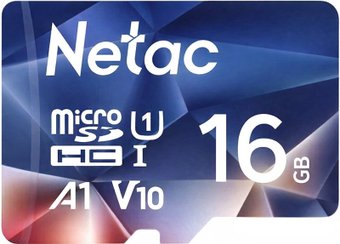 Карта памяти Netac microSDHC P500 Ultra 16GB