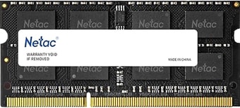 Оперативная память Netac Basic 4GB DDR3 SODIMM PC3-12800 NTBSD3N16SP-04