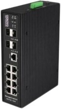 Управляемый коммутатор уровня 2+ Osnovo SW-80804/ILS(port 90W,300W)