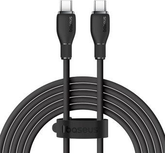 Кабель Baseus Pudding Series Fast Charging Cable 100W USB Type-C - USB Type-C (2 м, черный)
