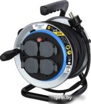 Удлинитель Electraline 49030 (20 м, черный) 