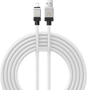 Кабель Baseus CoolPlay Series Fast Charging Cable 2.4A USB Type-A - Lightning (2 м, белый)