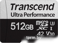 Карта памяти Transcend microSDXC 340S 512GB (с адаптером) 