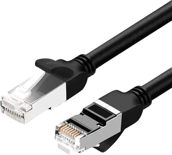 Кабель Ugreen NW101 50191 RJ45 - RJ45 (1 м, черный)