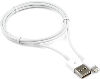 Кабель Cablexpert USB Type-A - Lightning CC-USB-AP2MWP (1 м, белый)