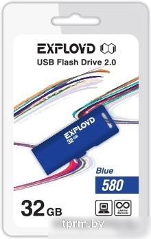 USB Flash Exployd 580 32GB (синий) [EX-32GB-580-Blue] 