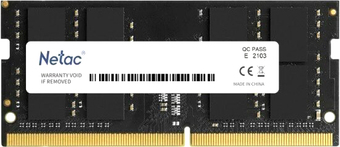 Оперативная память Netac Basic 8ГБ DDR5 4800 МГц NTBSD5N48SP-08
