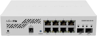 Настраиваемый коммутатор Mikrotik CSS610-8G-2S+IN
