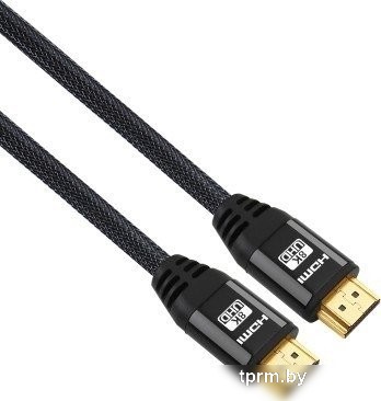 Кабель KS-IS KS-486-1 HDMI - HDMI (1 м, черный) 
