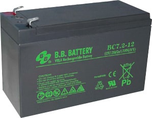 Аккумулятор для ИБП B.B. Battery BC7.2-12 (12В/7 А·ч)