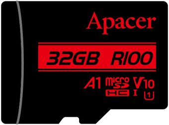 Карта памяти Apacer microSDHC AP32GMCSH10UB-RA 32GB