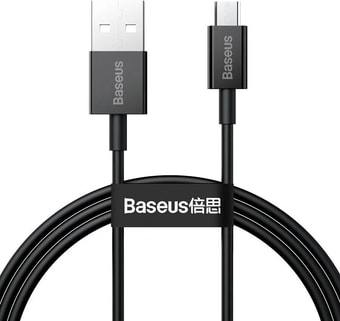Кабель Baseus CAMYS-A01 USB Type-A - microUSB (2 м, черный)