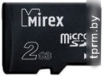 Карта памяти Mirex microSD (Class 4) 2GB (13612-MCROSD02) 
