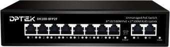 Неуправляемый коммутатор DPTEK DK100-8FP2F-W