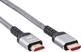 Кабель AOPEN ACG859A-5 HDMI - HDMI (5 м, серый)