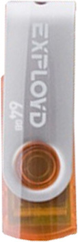 USB Flash Exployd 530 64GB (оранжевый) [EX064GB530-O] 